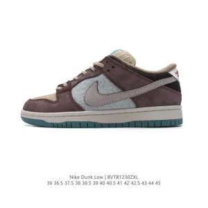 Nike Dunk Low Retro Vintage Leather Skate Shoes for Men and Women