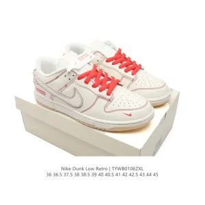 Nike Dunk Low Retro Leather Sneakers for Men and Women