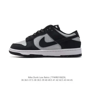 Nike Dunk Low Retro Leather Sneakers for Men and Women