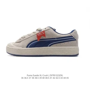 PUMA Suede XL Crush Unisex Sneakers in Puma Black-Shadow Gray