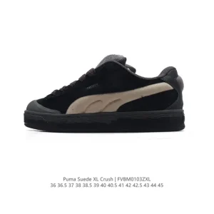 Puma Suede XL Crush Unisex Lifestyle Sneakers Puma Black-Shadow Gray