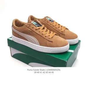PUMA Suede Skate Low Top Retro Casual Skateboarding Shoes for Men and Women