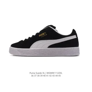 PUMA Suede XL Low Top Retro White Sneakers Thick Sole Platform Shoes