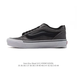 Vans Knu Skool VR3 LX Leather Chunky Sneaker Vintage Fat Logo
