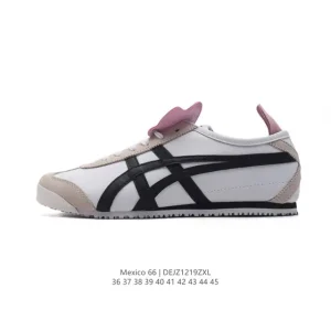ASICS Onitsuka Tiger Mexico 66 Classic Leather Sneakers Vintage Casual Shoes