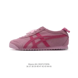 ASICS Onitsuka Tiger Mexico 66 Classic Leather Vintage Sneakers