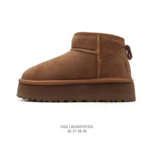 UGG Classic Short Waterproof Winter Boots with Treadlite Outsole for Women