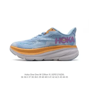 Hoka Clifton 9 Men and Women Running Shoes Lightweight Cushioned Road Running