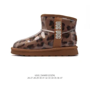 UGG Kids Classic Mini Boots Winter Wool-Lined Snow Shoes