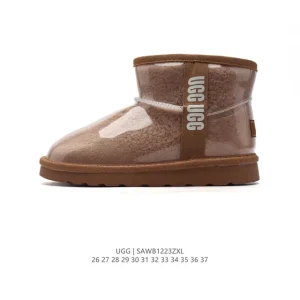 UGG Kids Mid Calf Wool Lined Snow Boots Winter Footwear