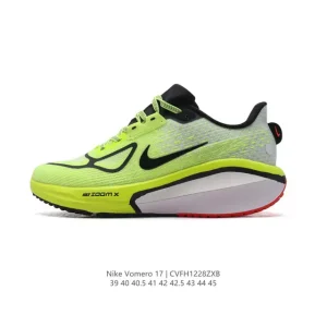 Nike Air Zoom Vomero 17 Women's Thick Sole Running Shoes with Dual Zoom Air