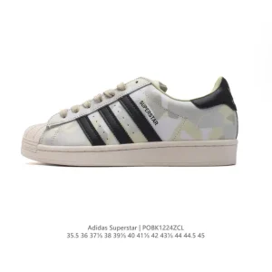 Adidas Superstar '82 Classic Shell Toe Leather Sneakers for Men and Women