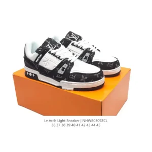 Louis Vuitton Trainer Sneaker Low Virgil Abloh Design Leather Basketball Shoe