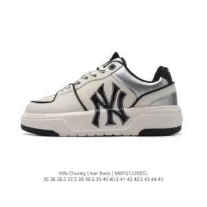 MLB Chunky Liner Basic Streetwear Retro Leather Sneakers
