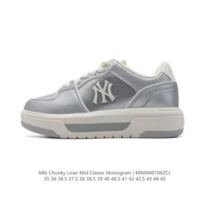 MLB Chunky Liner Mid Retro Streetwear Sneakers for Youth