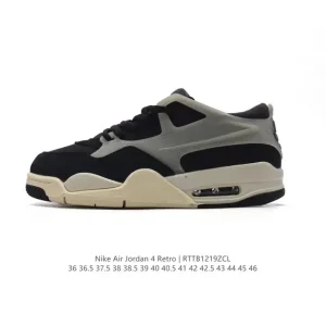 Nike Air Jordan 4 Retro OG Low Men Women Basketball Shoes Fq7940-002