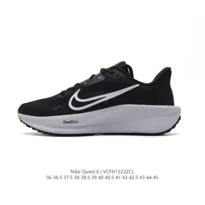 Nike Quest 6 Men's and Women's Lightweight Breathable Cushioning Running Shoes