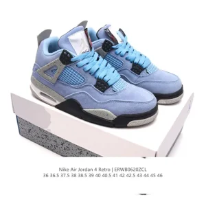 Jordan Air Retro OG 4 Retro Basketball Shoes with Air Sole Cushioning