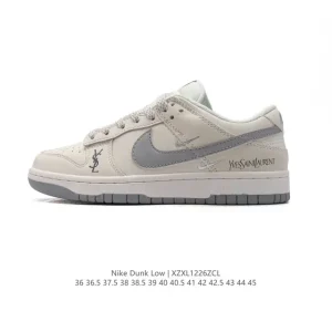Nike Dunk Low Retro Leather Men's and Women's Skateboarding Shoes