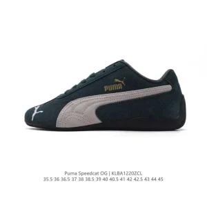 Puma Speedcat OG Low Top Retro Racing Sneakers in Suede