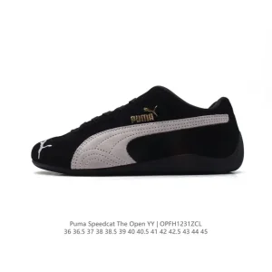 Puma Speedcat Open Yy Unisex Suede Retro Sneakers Pink Brown