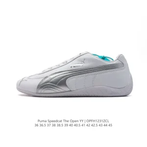 PUMA Speedcat Open Yy Collaboration Sneakers Pink Brown Suede Mesh