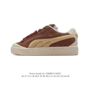 PUMA Suede XL Low-Top Retro Lightweight Breathable Sneakers with Thick Sole