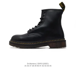 Dr Martens Unisex Classic High-Platform Leather Boots