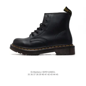 Dr Martens Unisex Classic Leather Platform Boots High Top Casual Shoes
