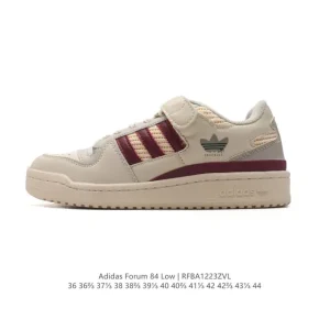 Adidas Forum 84 Low Shoes Classic Leather Basketball Sneakers for Men and Women