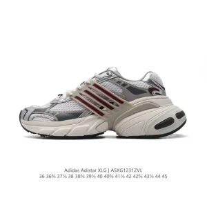 Adidas Adistar Xlg Classic Running Shoes with Mesh Upper and Thick Sole