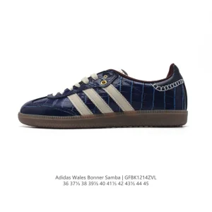 Wales Bonner x Adidas Classic Leather Low-Top Sneakers with Suede Lining