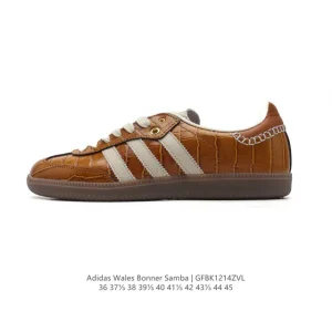 Wales Bonner x Adidas Classic Leather Low-Top Sneakers with Suede Lining
