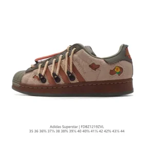 Adidas Superstar 82 Classic Shell Toe Leather Sneakers for Men and Women