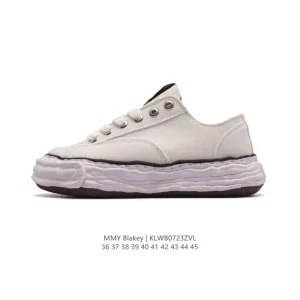 MMY Blakey Original Sole Canvas Low Sneakers Retro Dissolved Sole