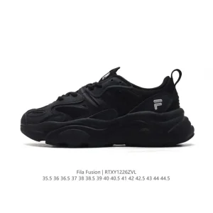 FILA Men's and Women's Retro Dad Shoes with Breathable Mesh and Cushioning