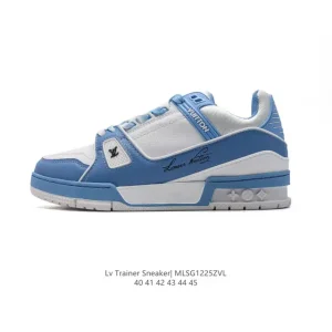 Louis Vuitton Trainer Sneaker Low Fashion Luxury Thick Sole Shoes