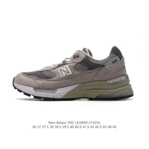 New Balance 992 Vintage Style Comfortable Cushioning Sneakers for Men and Women