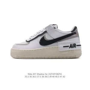 Nike Air Force 1 Shadow Low Platform Macaron Deconstructed Sneakers