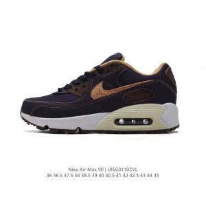 Nike Air Max 90 Men's Running Shoes Leather Mesh Vintage Style
