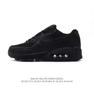 Nike Air Max 90 Retro Running Shoes with Air Cushion and Waffle Sole