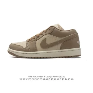 Jordan AJ1 Low Retro Vintage Leather Basketball Shoes