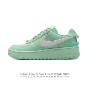 Nike Air Force 1 Low Ambush Collaboration Leather Sneakers