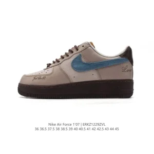 Nike Air Force 1 Low White Leather Classic Low-Top Sneakers