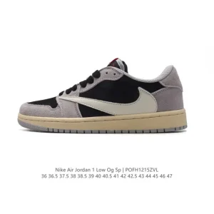 Jordan Air 1 Low OG SP Military Blue Reverse Swoosh TS Fragment Replica