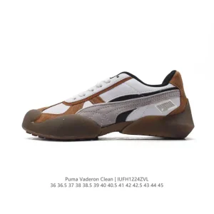 Puma Vaderon Clean Unisex Low-Top Retro Casual Sneakers