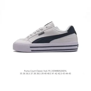 Puma Court Low Unisex Skateboard Shoes with Softfoam+ Cushioning
