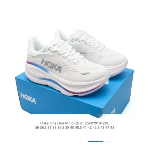 HOKA Bondi 9 Unisex Running Shoe - Ultra Cushioned Lightweight Durable Low-Top