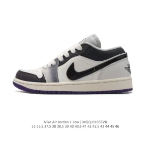 Air Jordan 1 Low Retro Classic Leather Basketball Shoes