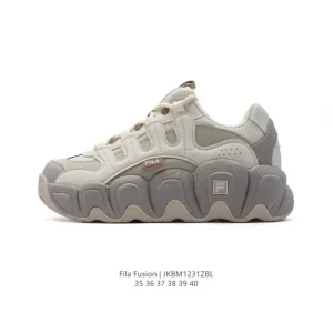Fila Fusion Chunky Sneakers for Women - White Fashion Streetwear Shoes